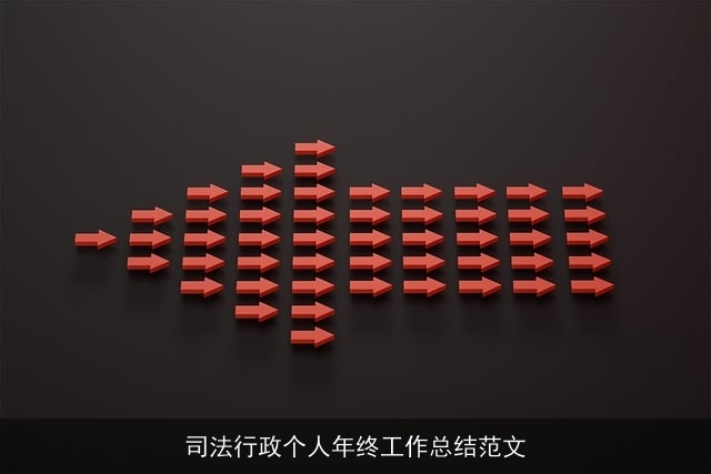 司法行政个人年终工作总结范文 司法行政个人年终工作总结范文