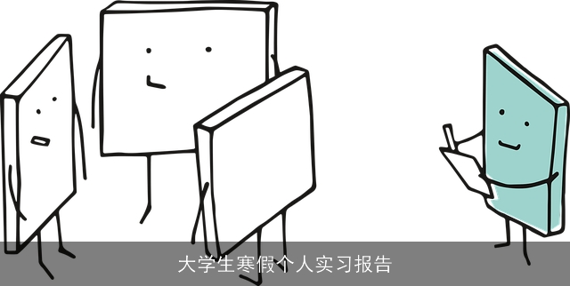 大学生寒假个人实习报告 大学生寒假个人实习报告