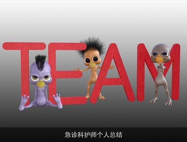 急诊科护师个人总结 急诊科护师个人总结