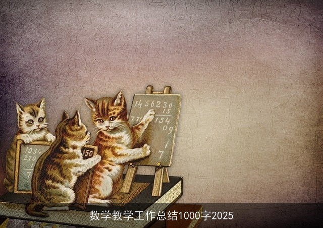数学教学工作总结1000字2025 数学教学工作总结1000字2025