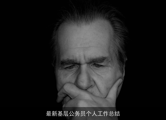 最新基层公务员个人工作总结 最新基层公务员个人工作总结