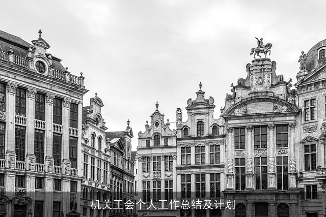 机关工会个人工作总结及计划 机关工会个人工作总结及计划