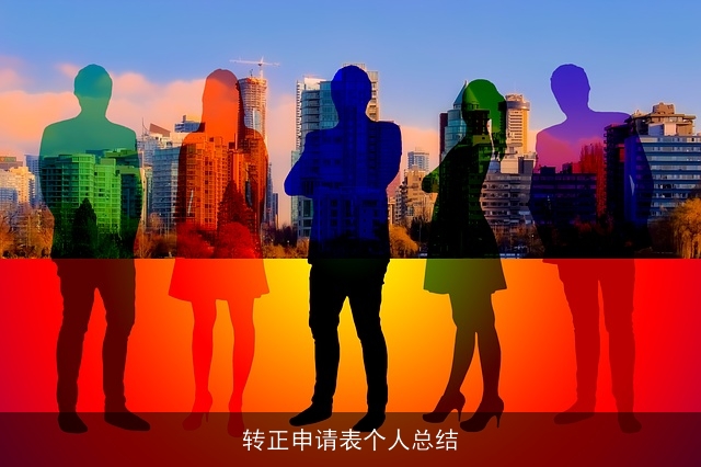 转正申请表个人总结 转正申请表个人总结