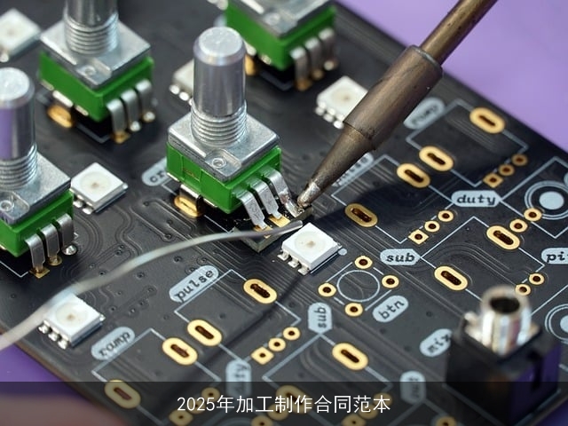 2025年加工制作合同范本 2025年加工制作合同范本