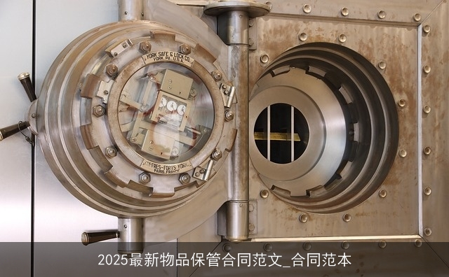 2025最新物品保管合同范文_合同范本 2025最新物品保管合同范文_合同范本