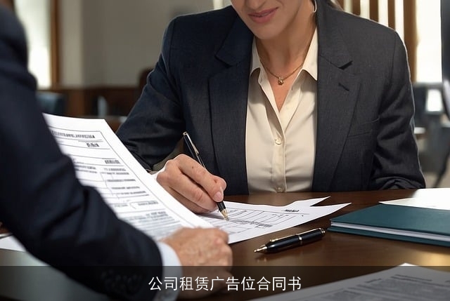 公司租赁广告位合同书 公司租赁广告位合同书
