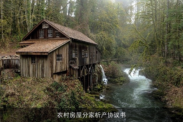 农村房屋分家析产协议书 农村房屋分家析产协议书
