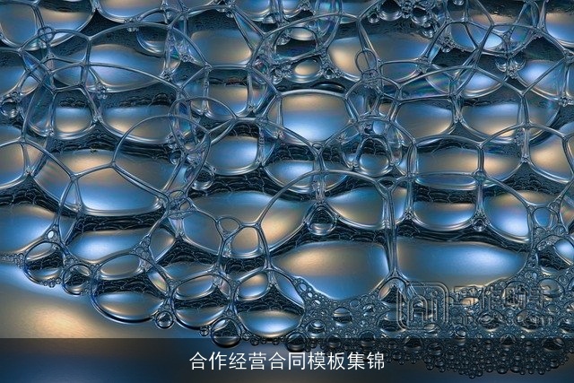 合作经营合同模板集锦 合作经营合同模板集锦