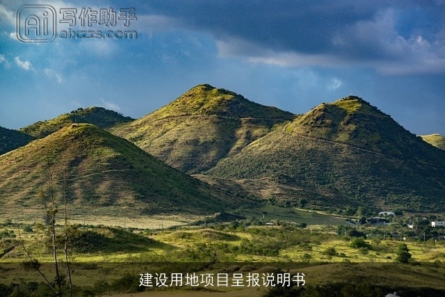 建设用地项目呈报说明书 建设用地项目呈报说明书