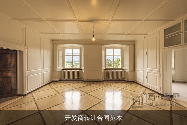 开发商转让合同范本 开发商转让合同范本