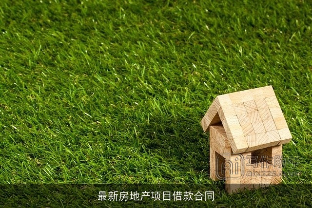 最新房地产项目借款合同 最新房地产项目借款合同