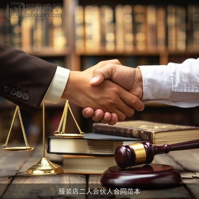 服装店二人合伙人合同范本 服装店二人合伙人合同范本