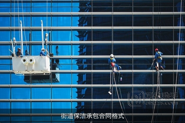 街道保洁承包合同格式 街道保洁承包合同格式