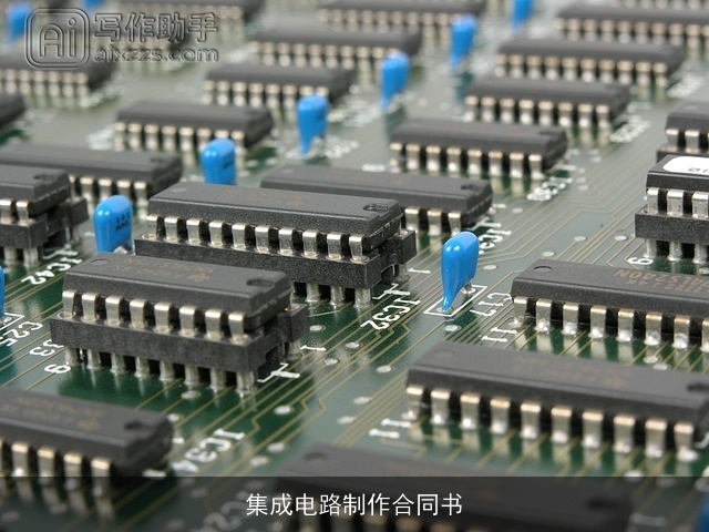 集成电路制作合同书 集成电路制作合同书