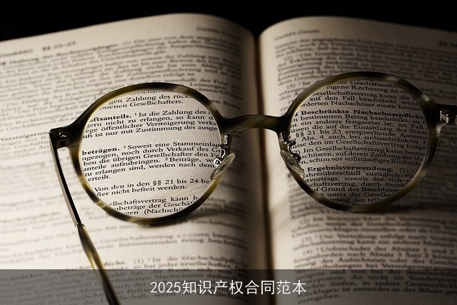 2025知识产权合同范本 2025知识产权合同范本