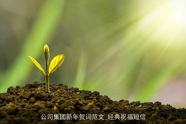 公司集团新年贺词范文_经典祝福短信 公司集团新年贺词范文_经典祝福短信