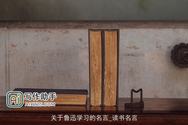 关于鲁迅学习的名言_读书名言 关于鲁迅学习的名言_读书名言