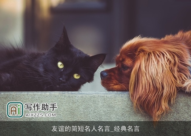 友谊的简短名人名言_经典名言 友谊的简短名人名言_经典名言