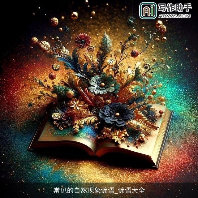 常见的自然现象谚语_谚语大全 常见的自然现象谚语_谚语大全