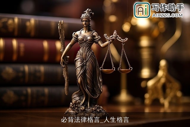 必背法律格言_人生格言 必背法律格言_人生格言