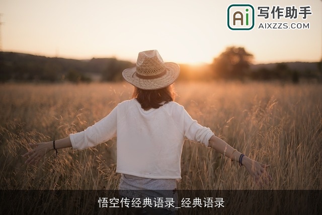 悟空传经典语录_经典语录 悟空传经典语录_经典语录