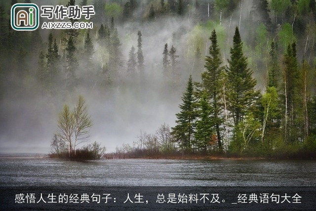 感悟人生的经典句子:人生,总是始料不及。_经典语句大全 感悟人生的经典句子:人生,总是始料不及。_经典语句大全