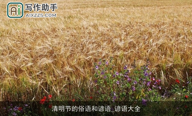清明节的俗语和谚语_谚语大全 清明节的俗语和谚语_谚语大全
