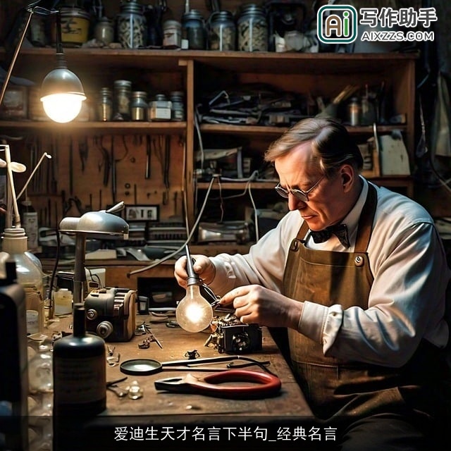 爱迪生天才名言下半句_经典名言 爱迪生天才名言下半句_经典名言