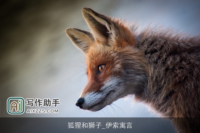 狐狸和狮子_伊索寓言 狐狸和狮子_伊索寓言