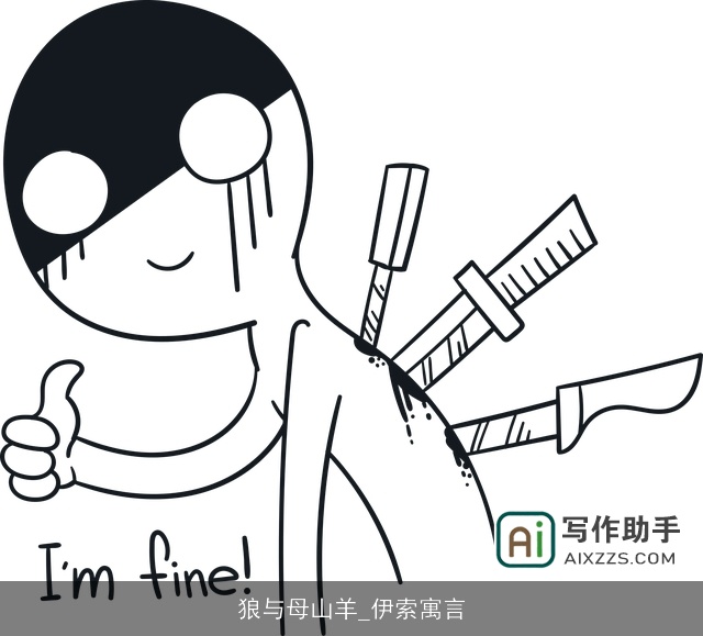 狼与母山羊_伊索寓言 狼与母山羊_伊索寓言