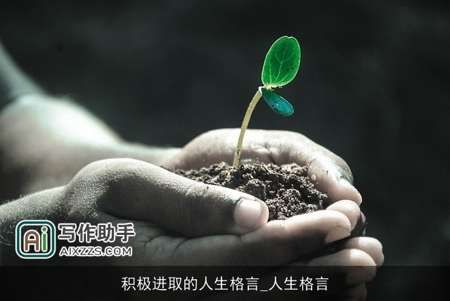 积极进取的人生格言_人生格言 积极进取的人生格言_人生格言