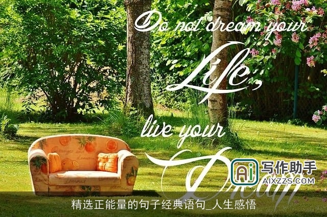 精选正能量的句子经典语句_人生感悟 精选正能量的句子经典语句_人生感悟