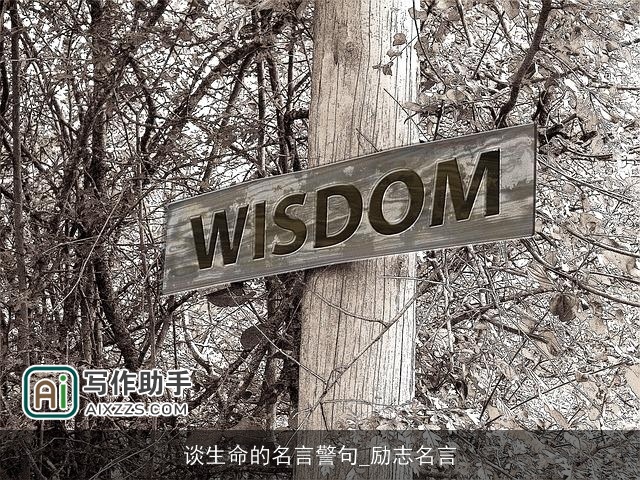 谈生命的名言警句_励志名言 谈生命的名言警句_励志名言