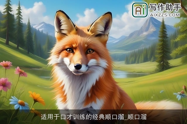 适用于口才训练的经典顺口溜_顺口溜 适用于口才训练的经典顺口溜_顺口溜