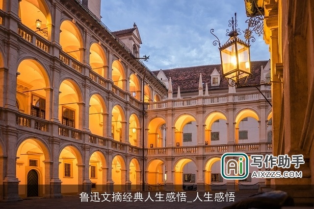 鲁迅文摘经典人生感悟_人生感悟 鲁迅文摘经典人生感悟_人生感悟
