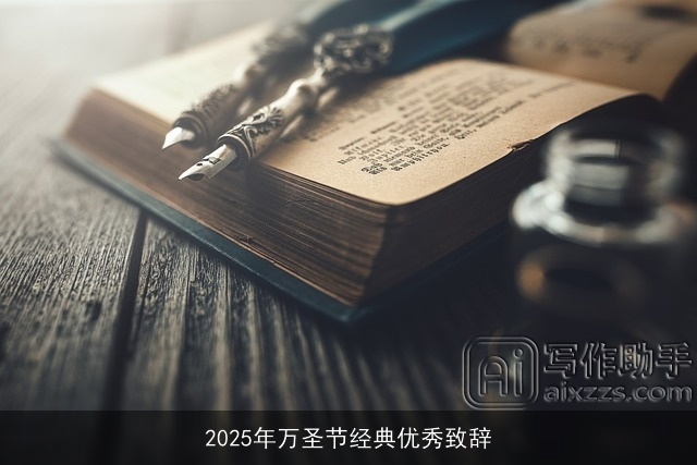 2025年万圣节经典优秀致辞 2025年万圣节经典优秀致辞