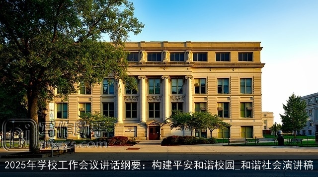 2025年学校工作会议讲话纲要:构建平安和谐校园_和谐社会演讲稿 2025年学校工作会议讲话纲要:构建平安和谐校园_和谐社会演讲稿