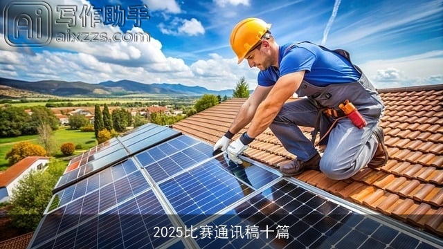 2025比赛通讯稿十篇 2025比赛通讯稿十篇