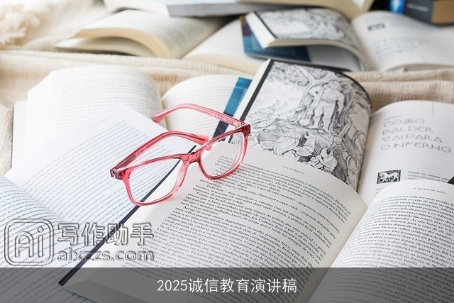 2025诚信教育演讲稿 2025诚信教育演讲稿