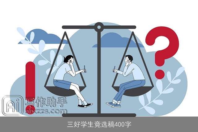 三好学生竞选稿400字 三好学生竞选稿400字