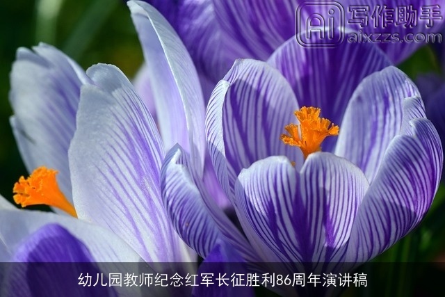 幼儿园教师纪念红军长征胜利86周年演讲稿 幼儿园教师纪念红军长征胜利86周年演讲稿