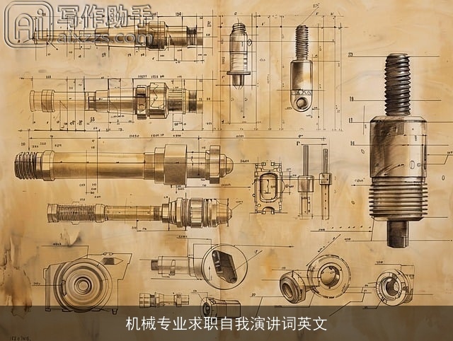 机械专业求职自我演讲词英文 机械专业求职自我演讲词英文