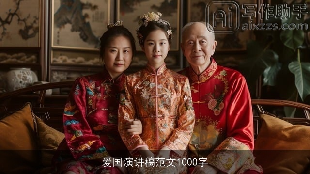 爱国演讲稿范文1000字 爱国演讲稿范文1000字