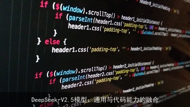 DeepSeek-V2.5模型:通用与代码能力的融合 DeepSeek-V2.5模型:通用与代码能力的融合