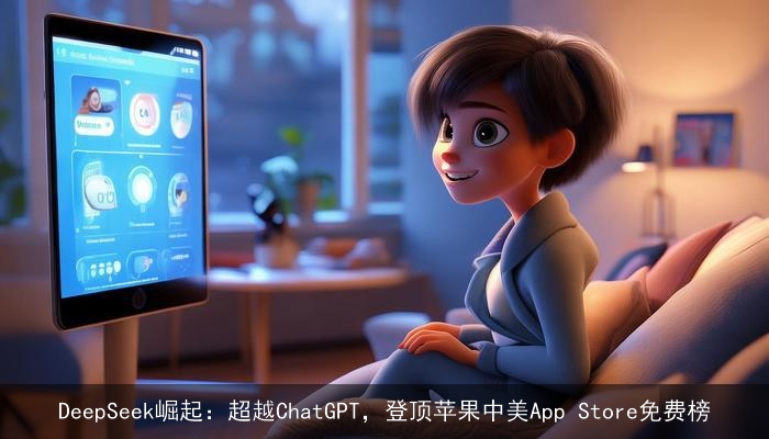 DeepSeek崛起:超越ChatGPT,登顶苹果中美App Store免费榜 DeepSeek崛起:超越ChatGPT,登顶苹果中美App Store免费榜