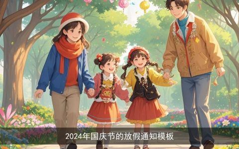 2024年国庆节的放假通知模板