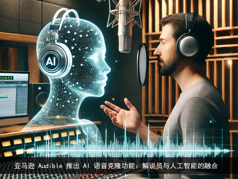 亚马逊 Audible 推出 AI 语音克隆功能：解说员与人工智能的融合