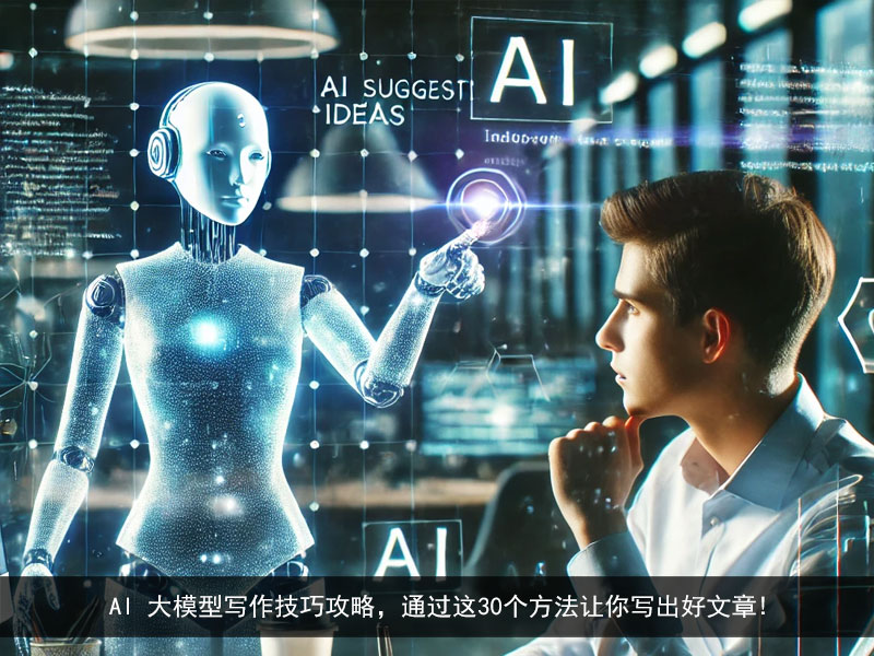 AI 大模型写作技巧攻略，通过这30个方法让你写出好文章!