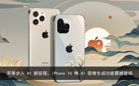 苹果步入 AI 新征程，iPhone 16 携 AI 图像生成功能震撼登场