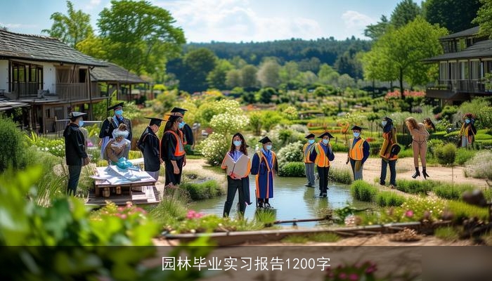 园林毕业实习报告1200字